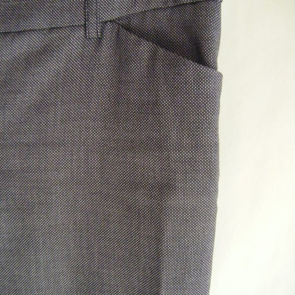 Black and White Express Editor Trouser Slacks with Pockets Ladies Size 0 - Picture 4 of 9